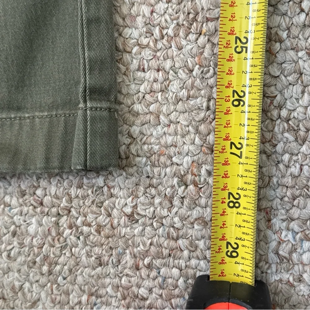 J. Crew Men's Olive Green Stretch Chino Pants 30x27.5